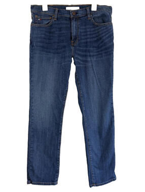 Tommy Hilfiger Jeans Mens 34x30 Blue Denim Classic Straight Fit